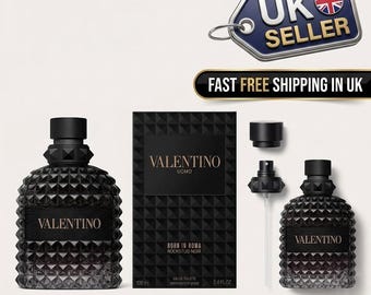 Valentino Uomo Born In Roma Rockstud Noir Eau de Toilette per uomo, 3,4 oz