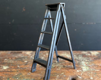 C. 1920's Salesman Sample Folding Ladder.