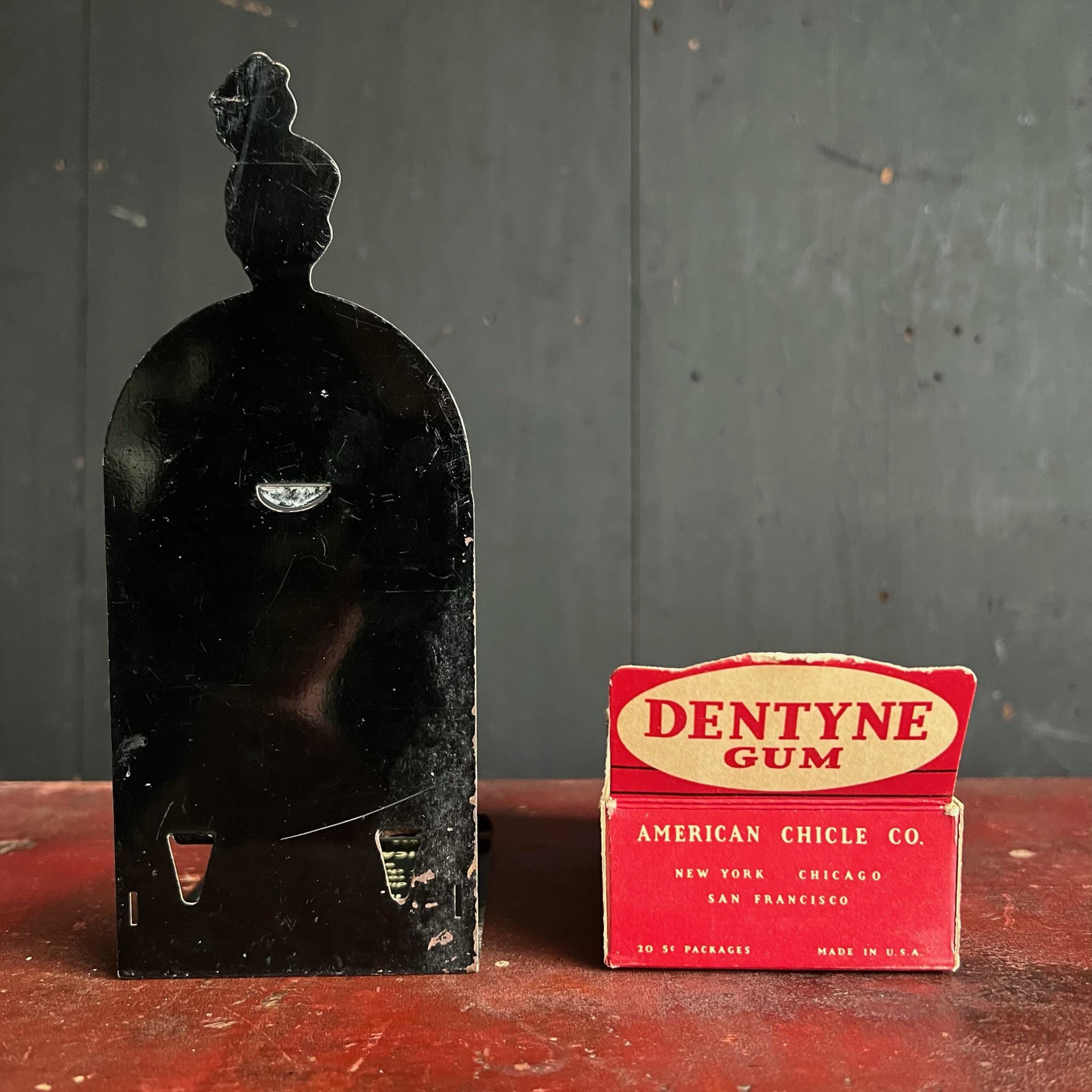 1930s Dentyne Gum Store Display • Tin Litho Counter Top Sale Display ...