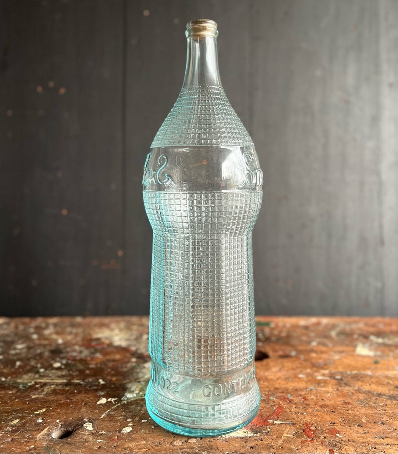 C. 1920's Smile Soda Pop Glass Store Display Bottle. Etsy