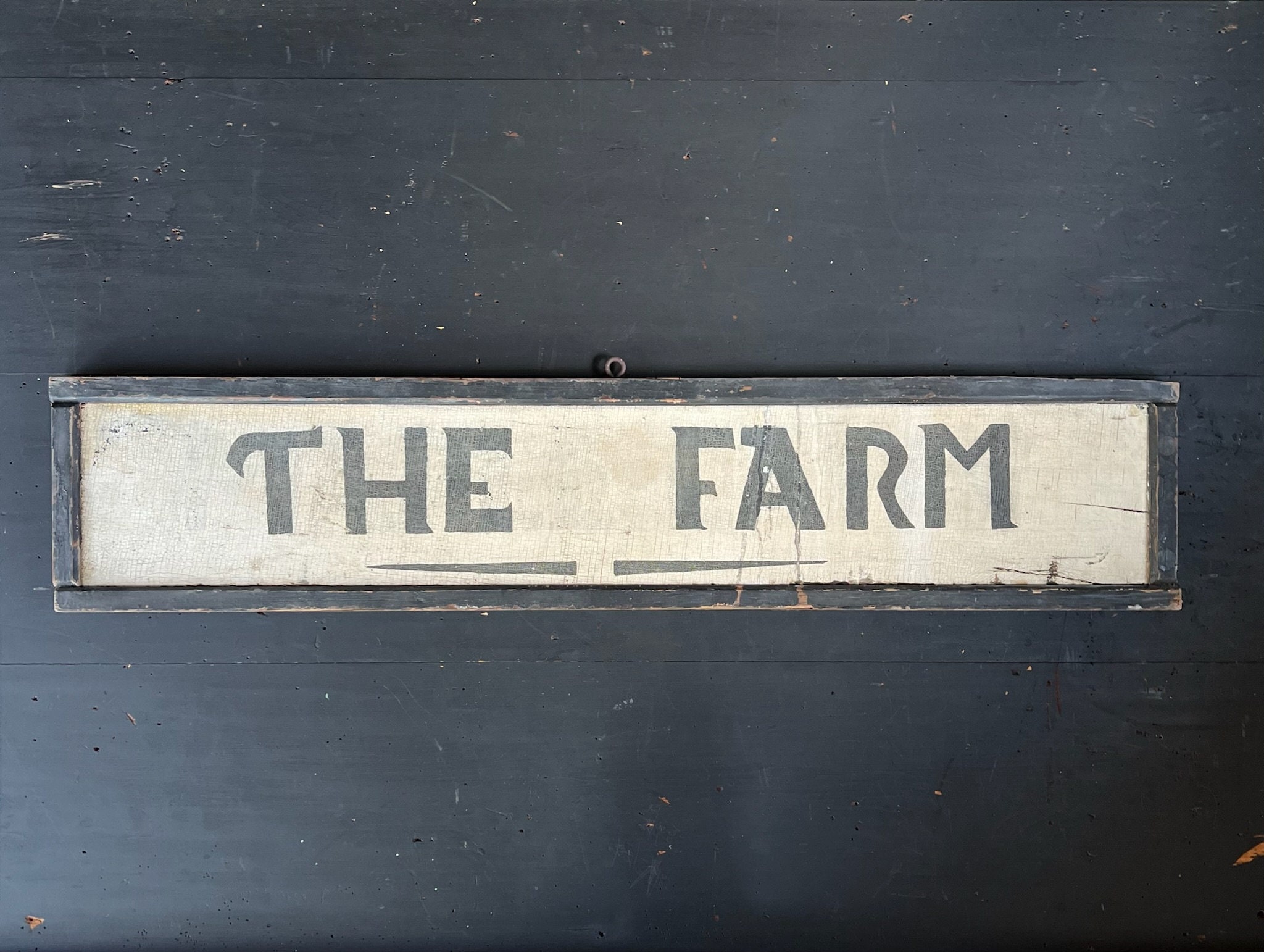 Original Hand Painted Wood Sign 