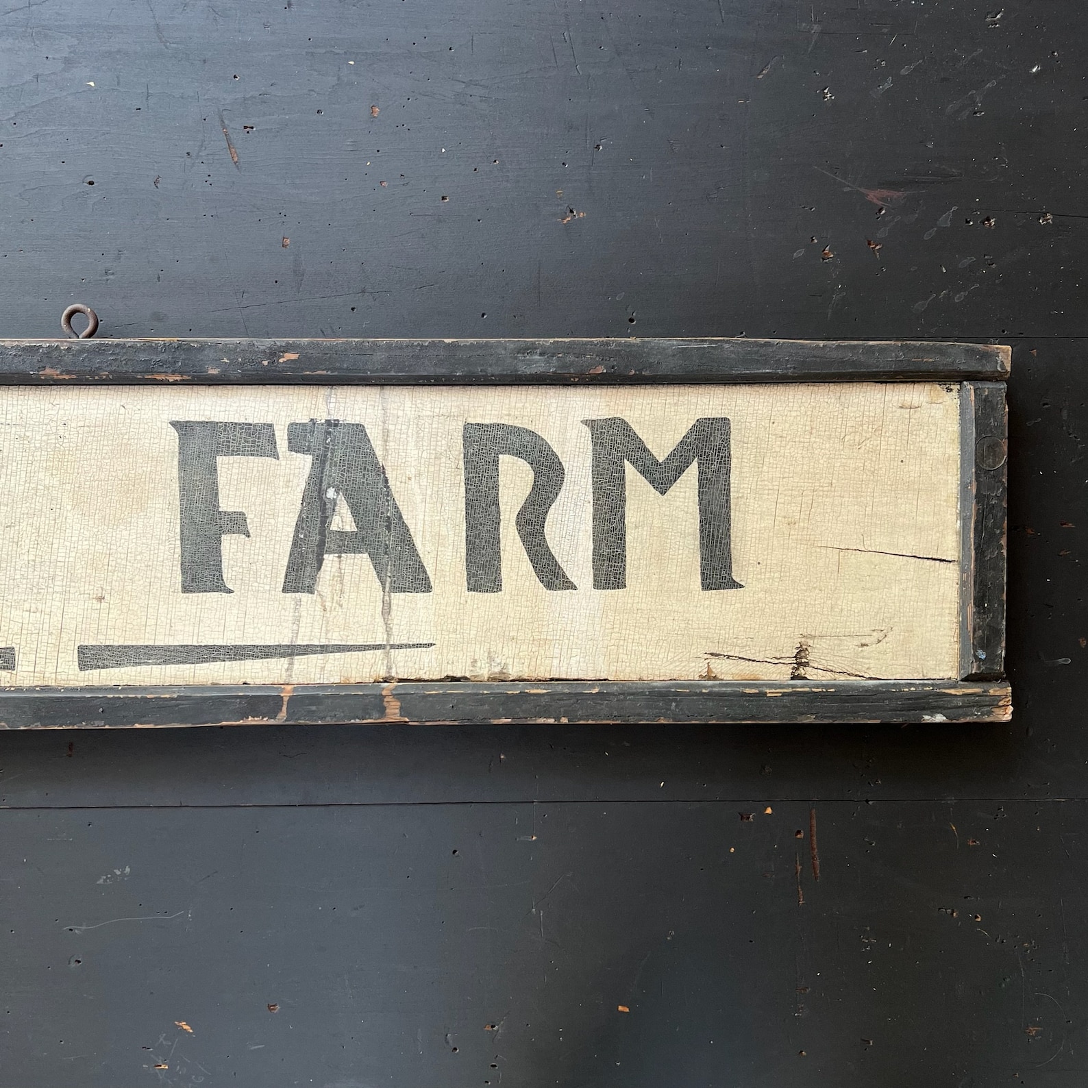 Original Hand Painted Wood Sign 