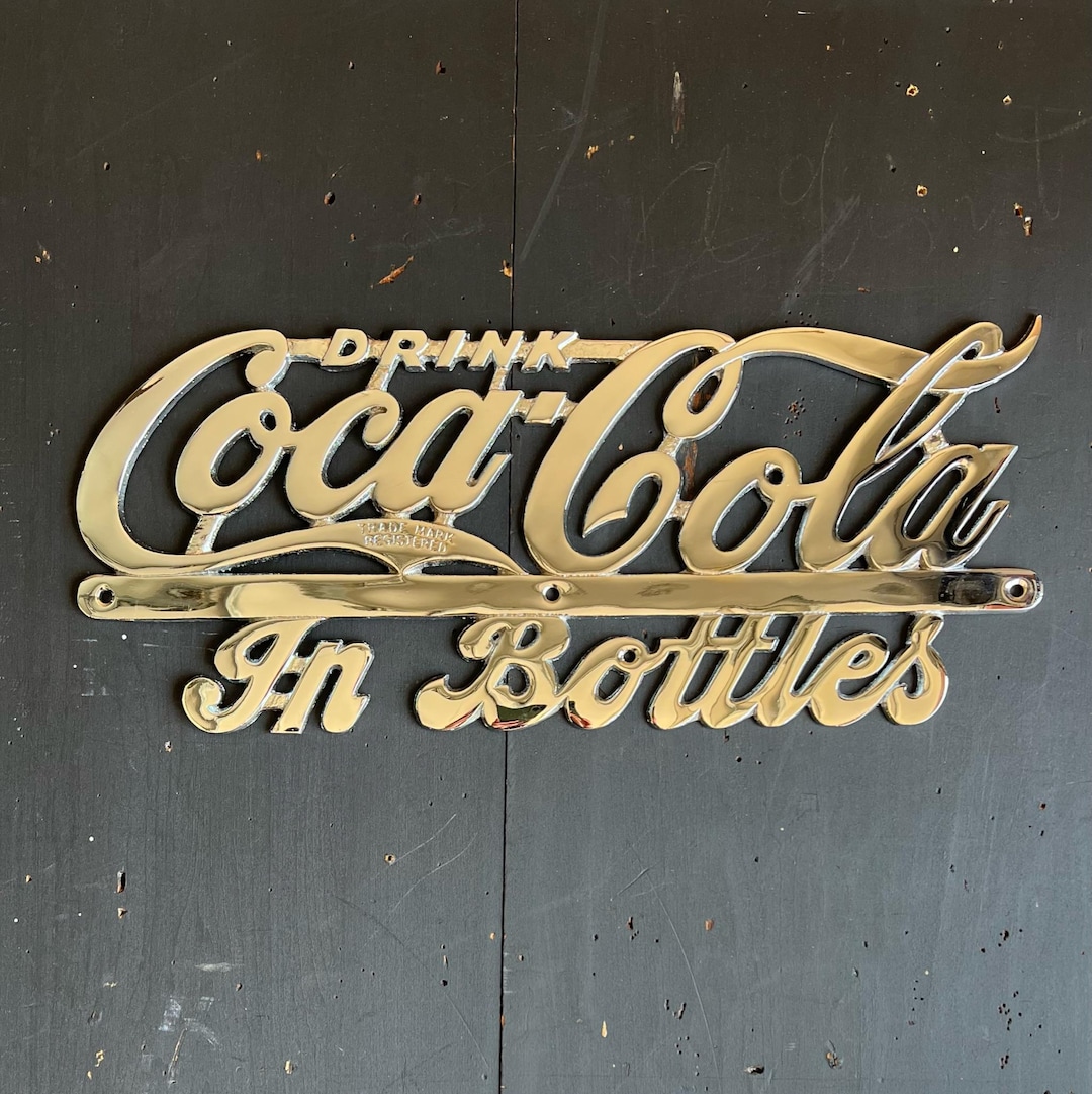 1940 Drink Coca-cola in Bottles Delivery Truck Radiator Sign