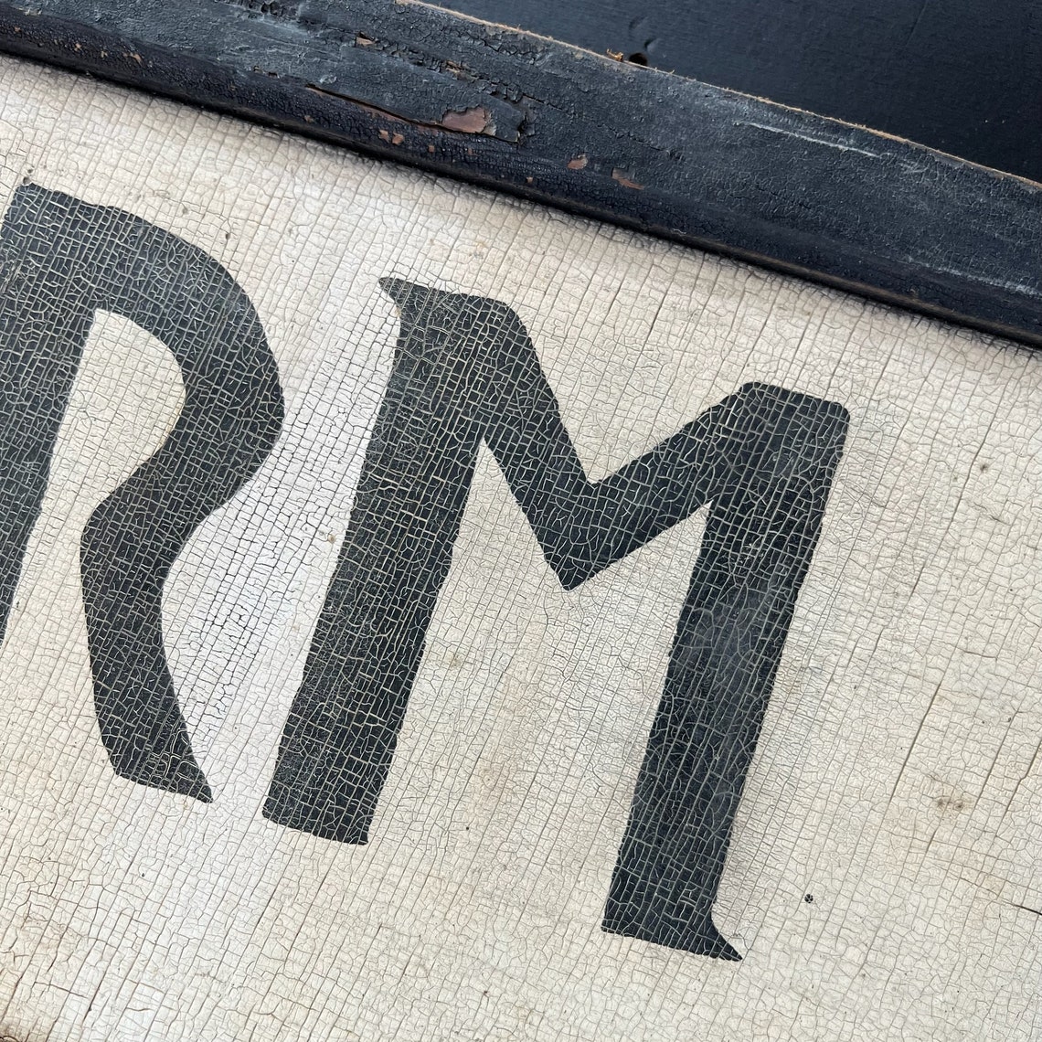 Original Hand Painted Wood Sign 