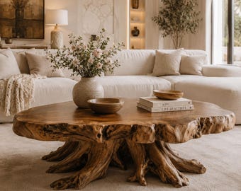 Organic Wave Rootwood Coffee Table