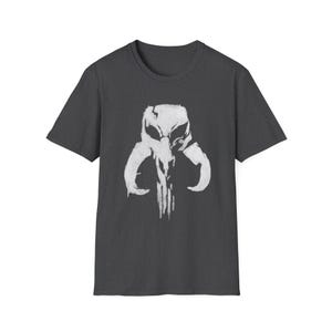 Punisher Mythic Skull Mandalorian Mythosaur T-Shirt | Star Wars Inspired Icon image 3