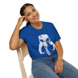Punisher Mythic Skull Mandalorian Mythosaur T-Shirt | Star Wars Inspired Icon image 10