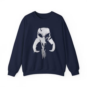Sudadera Punisher Mythic Skull Mandalorian Mythosaur / Escudo de Star Wars imagen 5