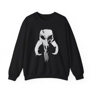 Sudadera Punisher Mythic Skull Mandalorian Mythosaur / Escudo de Star Wars imagen 1