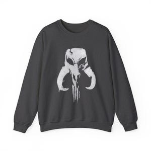 Sudadera Punisher Mythic Skull Mandalorian Mythosaur / Escudo de Star Wars imagen 4