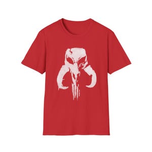 Punisher Mythic Skull Mandalorian Mythosaur T-Shirt | Star Wars Inspired Icon image 6