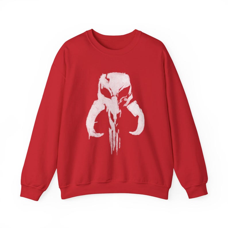 Sudadera Punisher Mythic Skull Mandalorian Mythosaur / Escudo de Star Wars imagen 6
