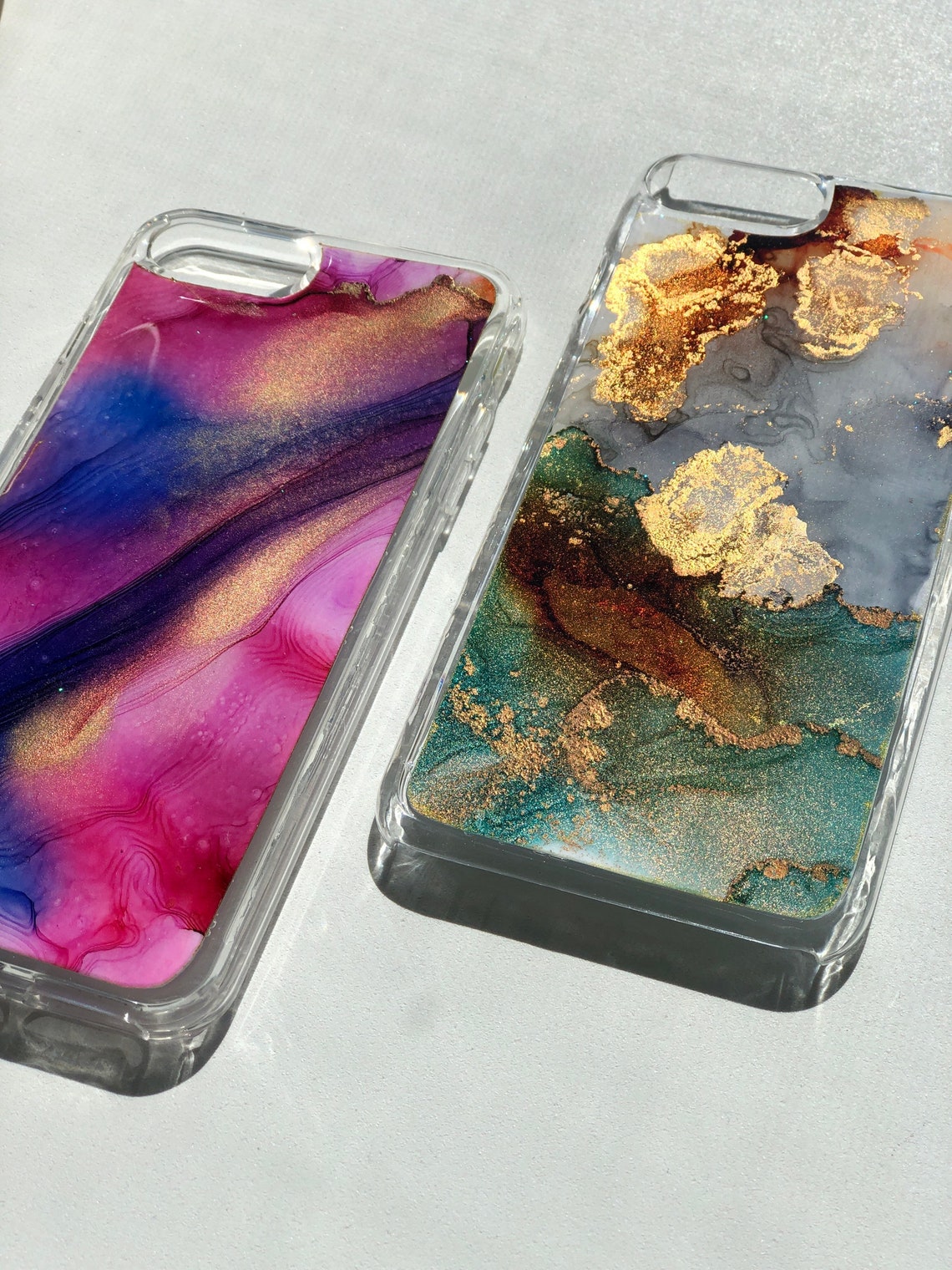 Iphone 6p/7p/8p resin art cases phone case Etsy
