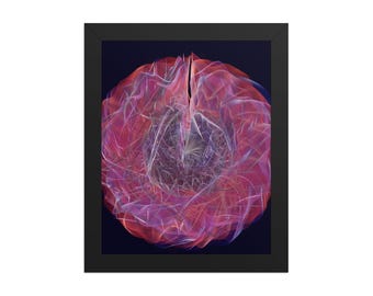 Nebulae Framed Matte Paper Poster: Wood Frame, Renewable Forests (Digital Download)