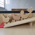 Handmade Wooden Walking Animal Toy, Self Propelled Ramp Race Block Set, Toddler STEM Montessori Toy, Kids Room Decor Gift product logo