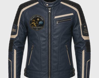Custom jacket – quilted jacket | vintage Jacket | Handmade Biker Jacket ,Gift for him ,mens leather jacket