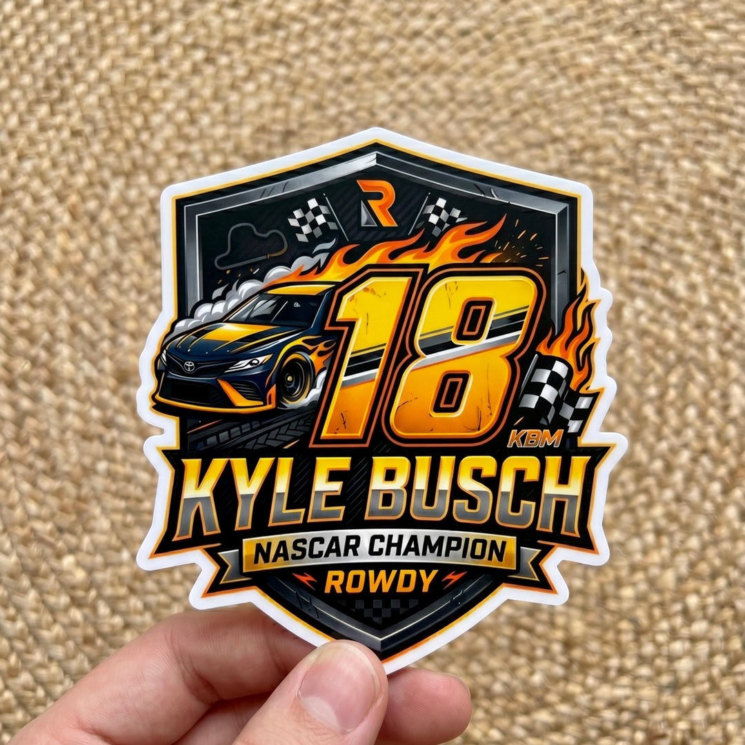 Chris Kyle Rip Sticker Kyle Busch 8 Sticker, RIP Kyle Busch 2026 NASCAR, Kyle Busch Memorial ...