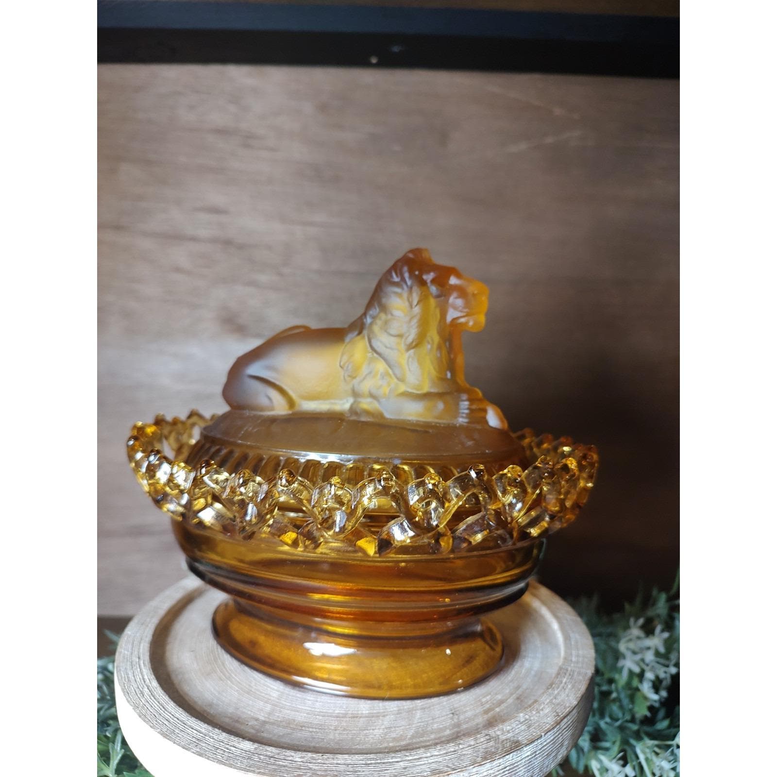 Covered Lion Dish - Etsy