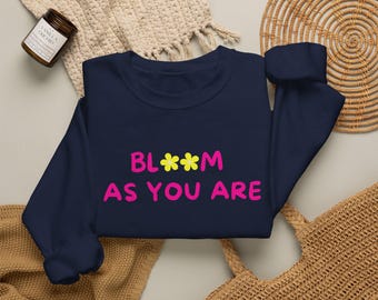Mama Kind Partnerlook Pullover | Bloom As You Are Sweatshirt | Matching Mama Mini Outfit | Mutter Tochter Look | Geschenk für Mama & Kind