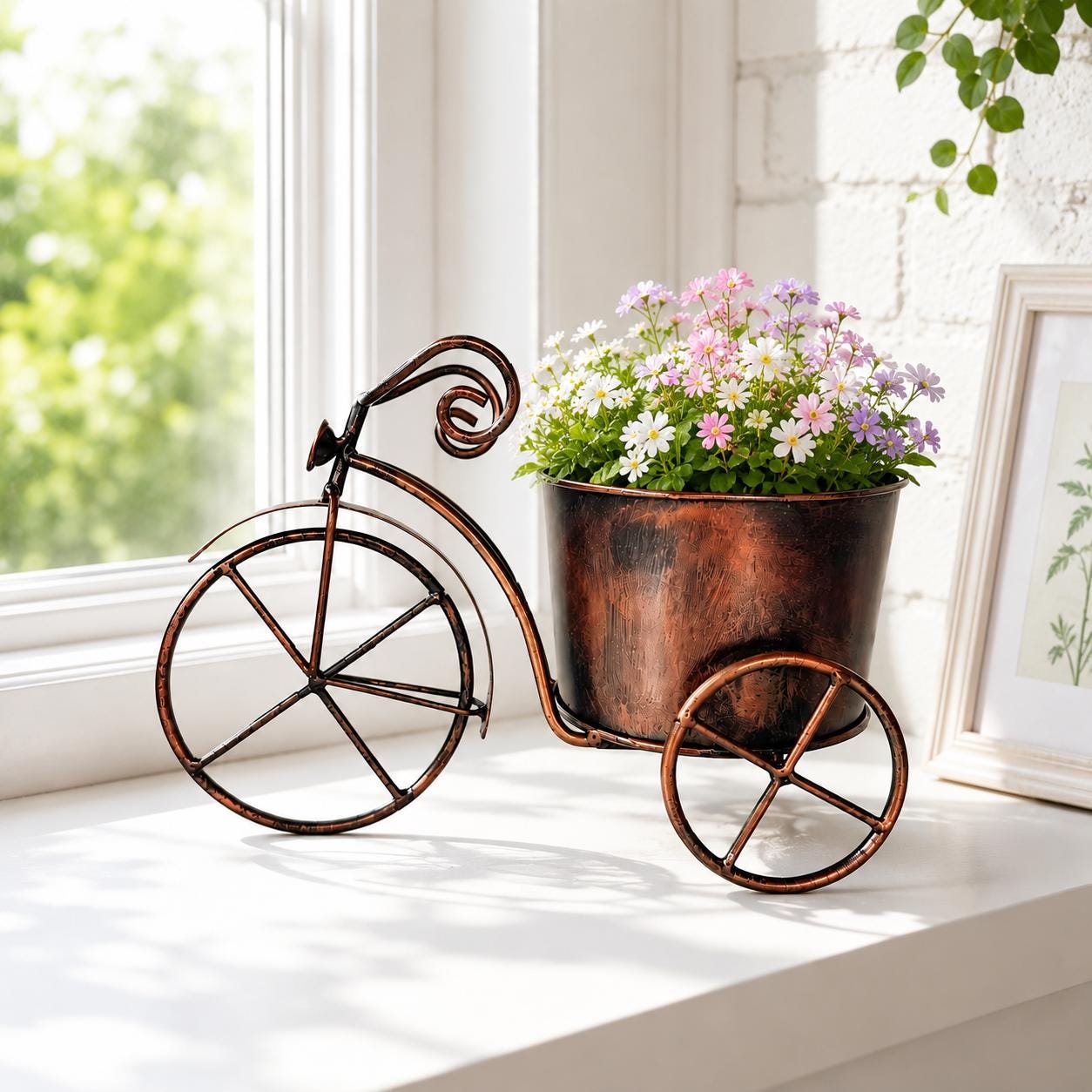 Blumenampel metall