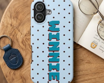 Y2K Pastel Name iPhone Case, Custom Aesthetic Protective Cover