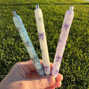 Bolígrafo con temática de lazo - incluye recarga de tinta - lazo - personalizado - regalo - relleno de media imagen 7