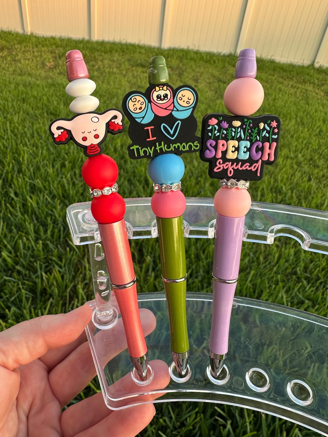 Medical Themed Beaded Pen: Nurse, OB GYN, Speech Therapy - Etsy