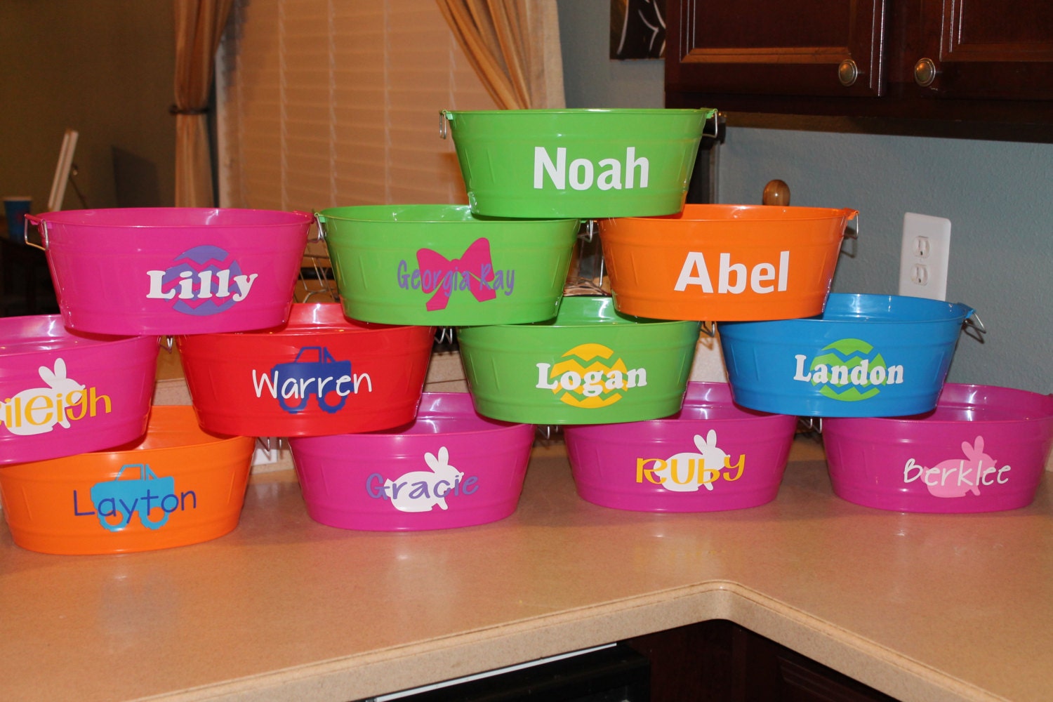 Personalized Toy Basket You Fill Oval Bucket Etsy