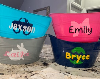 Easter Baskets - Personalized - You pick Design/colors - customized - Easter 2024