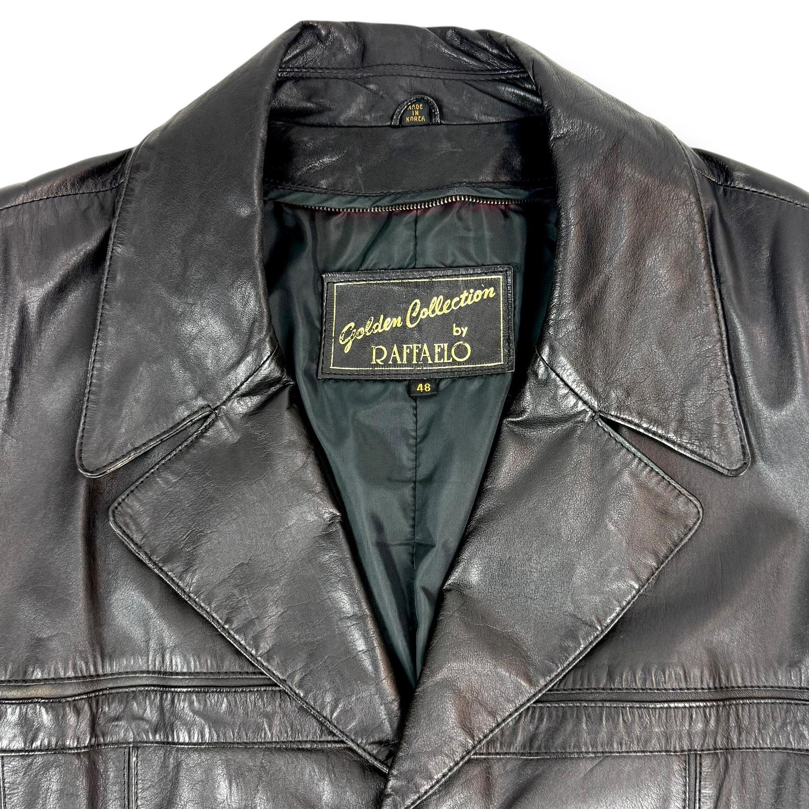 Mens 70s Black Leather Jacket - Etsy Mens 70s Black Leather Jacket - Etsy