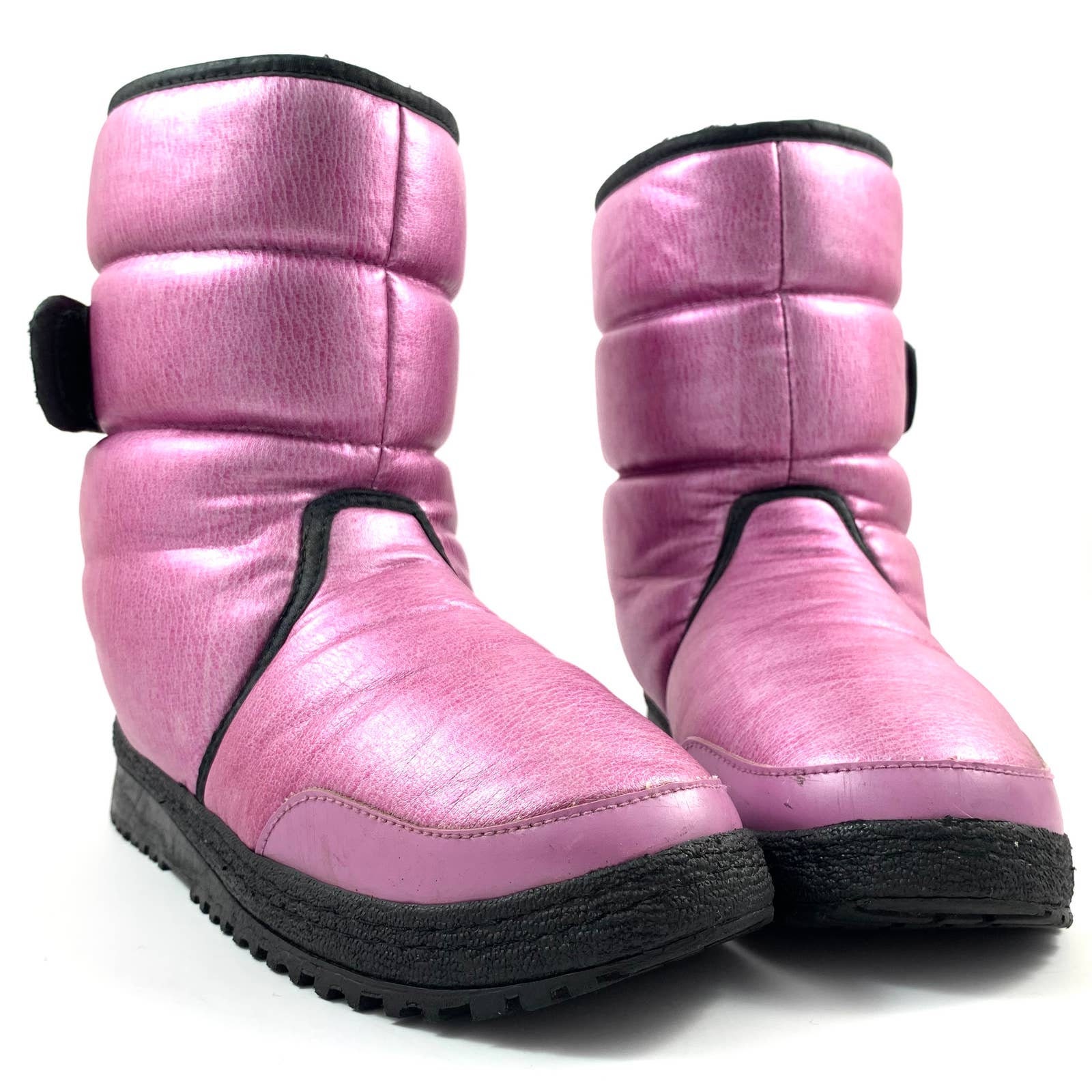 1980's Metallic Purple Platform Puffy Platform Moon Boots - Etsy