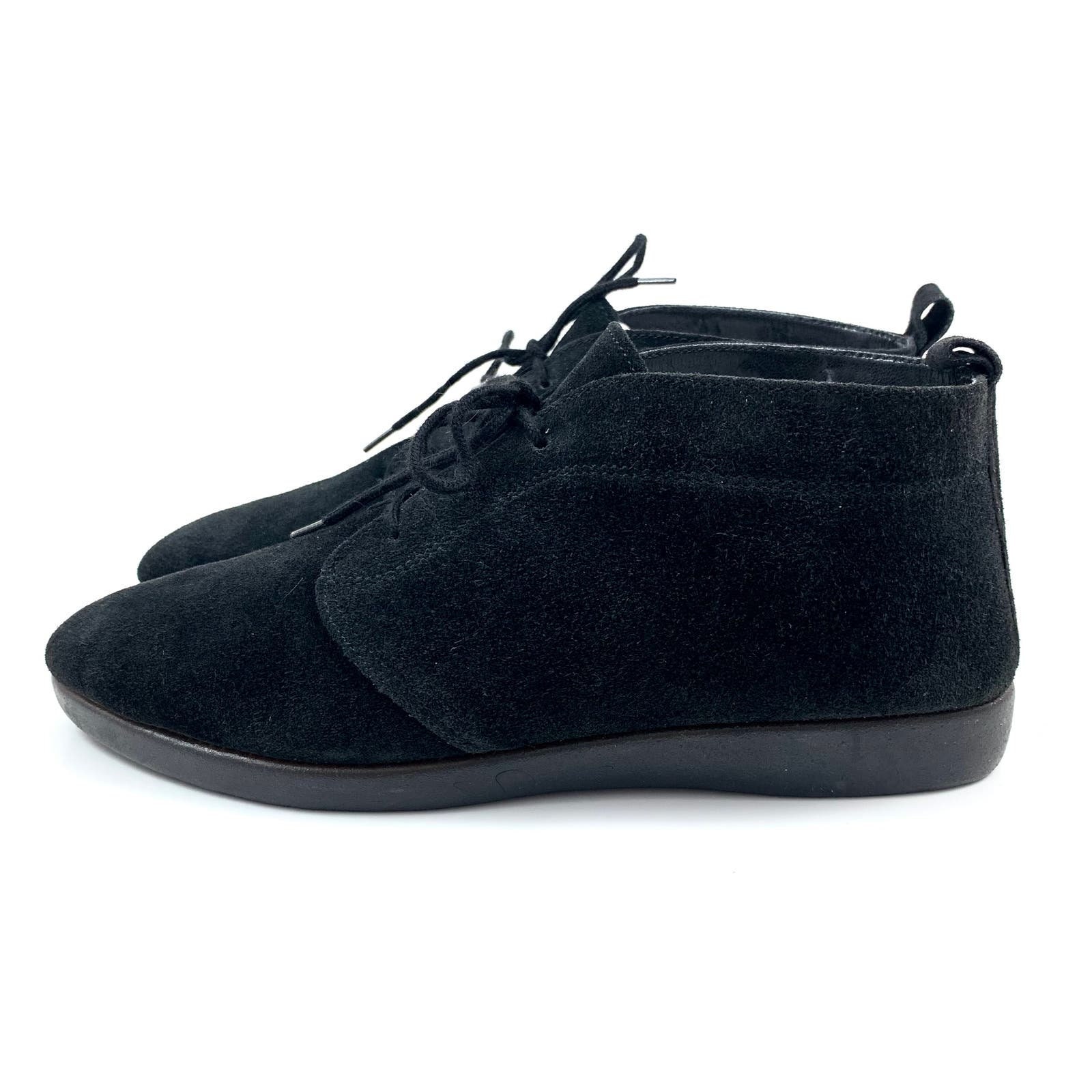 Simple Waldo Mens Sz 7 Womens Sz 9 Black Suede Lace Chukka Bootie Shoes Womens Chukka Boots 7 - Etsy main image 4