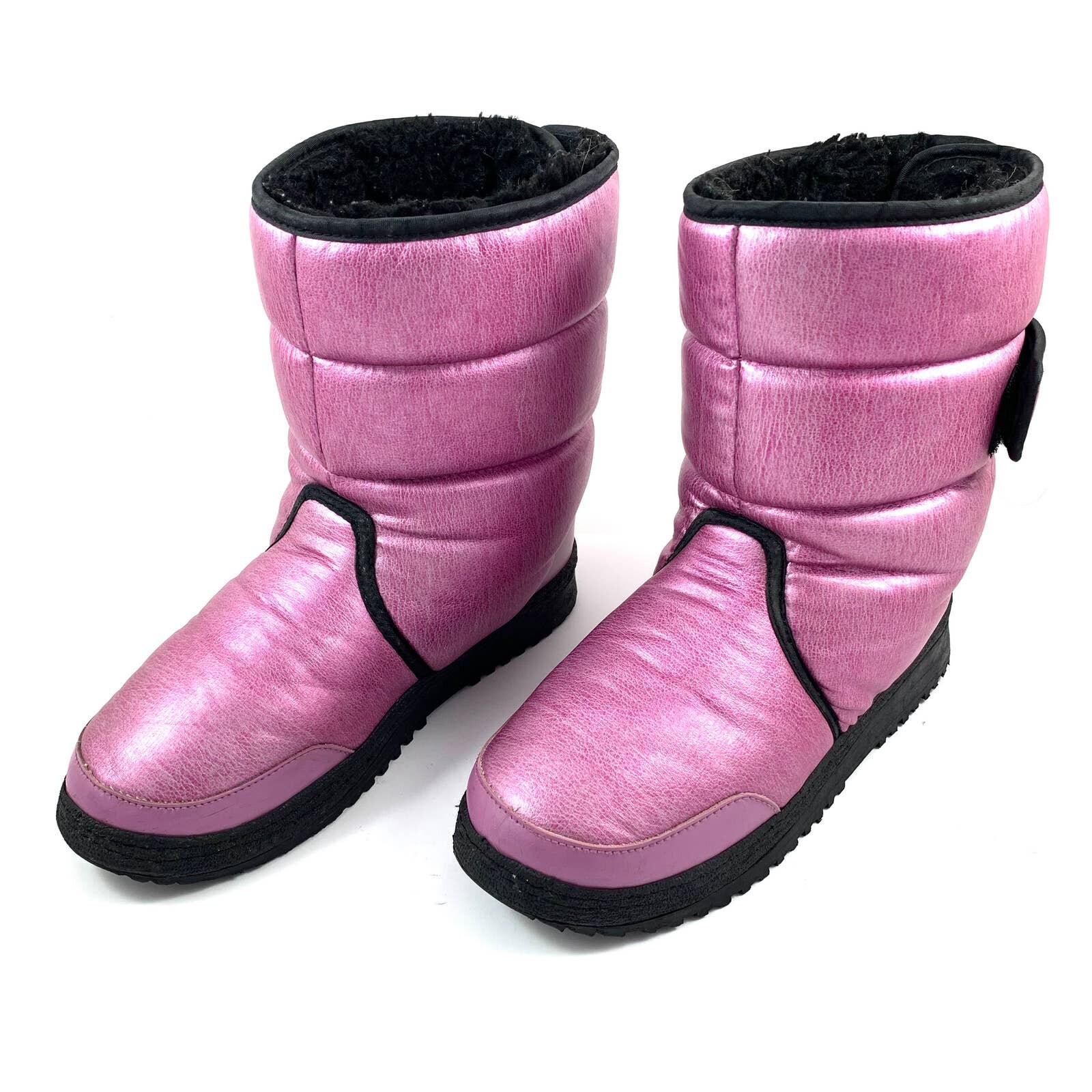1980's Metallic Purple Platform Puffy Platform Moon Boots - Etsy