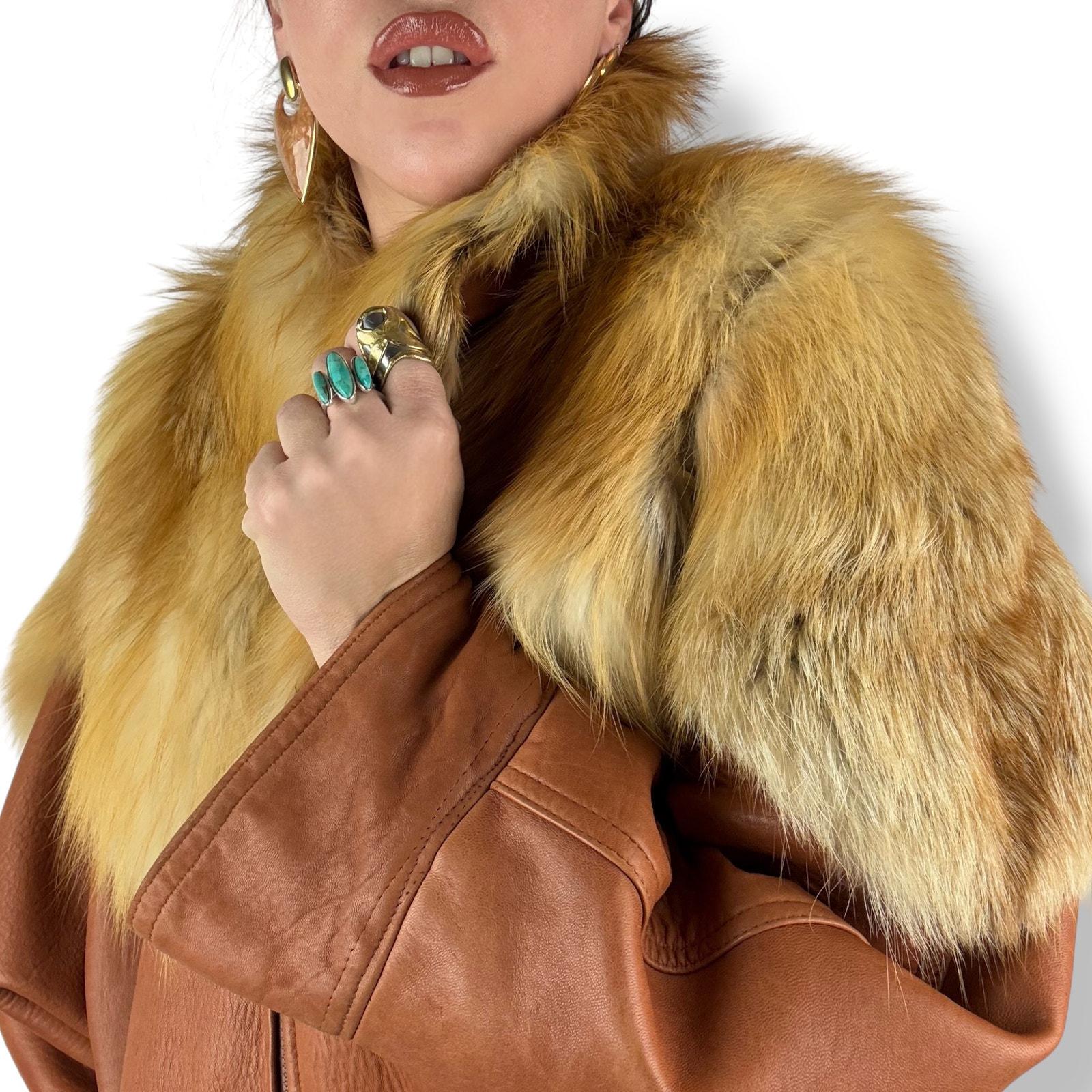 Koslows ブラウン毛皮コート Koslows Furs - Etsy