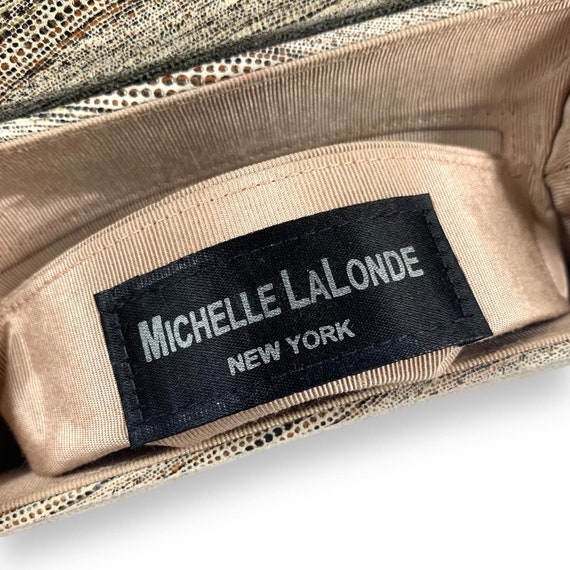90's designer MICHELLE LALONDE New York reptile s… - image 7