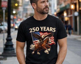 Águila del caballo occidental de EE. UU., 250 aniversario, PNG, diseño patriótico de sublimación del 4 de julio