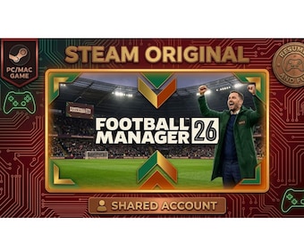 Football Manager 2026 PC Mac Download | FM26 Global Edition | Game Editor Included | Offline Mode | Steam Compatible Digital Game