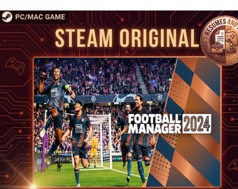 Football Manager 2024 Steam Edition | PC/Mac Compatible | Offline Play | Digital Download