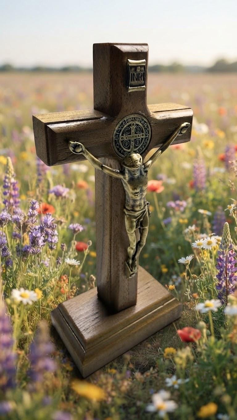 Antique Standing Crucifix - Etsy