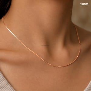 Pure Copper Snake Chain Necklace | Sleek Minimalist Daily Wear Clasp