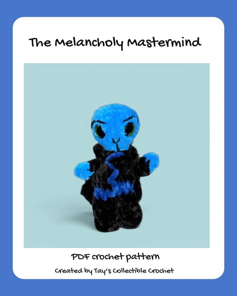 The Melancholy Mastermind Crochet Pattern (PDF Format) image 1