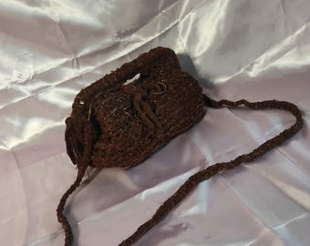 Brown click-clack bags