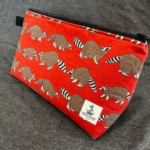 Rusty Raccoon - Makeup Case Toiletry Bag