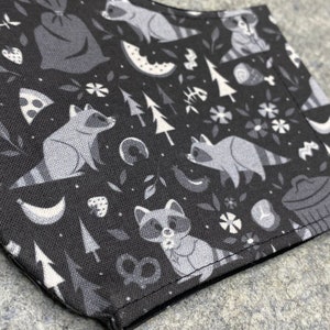 Midnight Snack Raccoon | Fabric Face Mask - Washable, Reusable &  Reversible