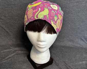 Juicy Fruit Cats | Custom Scrub Cap - Surgical Cap | Various Styles