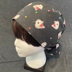 Opossum Scream | Custom Scrub Cap - Surgical Cap | Various Styles