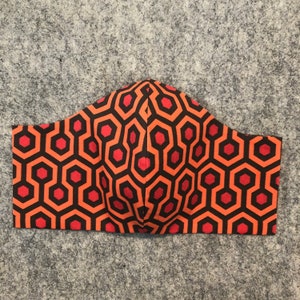 Haunted Hotel #1 - Overlook Carpet | Fabric Face Mask - Washable, Reusable &  Reversible