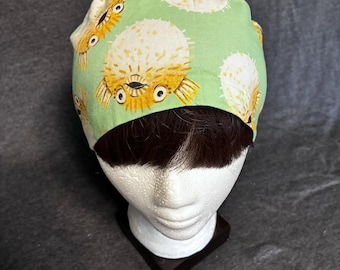 Pufferfish | Custom Scrub Cap - Surgical Cap | Various Styles
