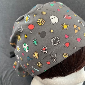 Video Game Icons | Scrub Cap - Surgical Cap