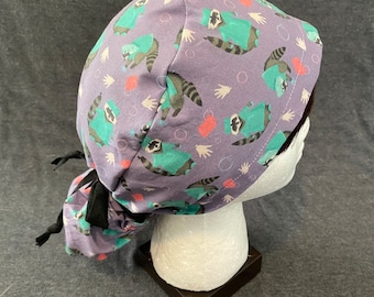 Procioni in camice lilla / Cuffia chirurgica personalizzata - Cuffia chirurgica / Vari stili
